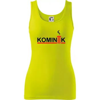 Kominík - Dámské tílko - S ( Limetková )