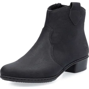 Dámské kozačky Dámská kotníková obuv RIEKER Y0762-00 černá W5 37