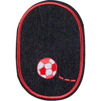 Látková záplata Nažehlovačka / záplata riflová míč Varianta: 5 černá, Balení: 10 ks