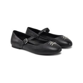 Dámské baleríny Baleríny KARL LAGERFELD Karo KL40121S Černá 41