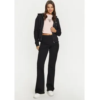 Pánská mikina Guess Jeans Mikina GJ ZIP HOOD REG MINI W4YQ03 KC811 Černá Regular Fit XL