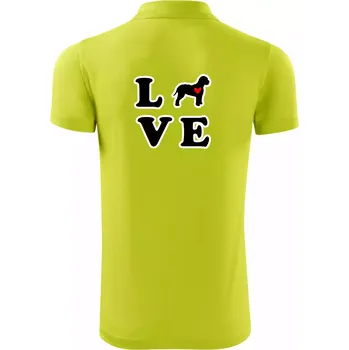 Pánská košile Lagotto romagnolo LOVE - Polokošile Victory sportovní (dresovina) - M ( Limetková )