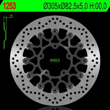 Motodíl NG přední brzdový kotouč TRIUMPH TIGER 800 10-19, TIGER EXPLORER 1215 13-15 (305X82,5X5) (5X10,5mm) (NG přední brzdový kotouč TRIUMPH TIGER 800 10-19, TIGER EXPLORER 1215 13-15 (305X82,5X5) (5X10,5mm))