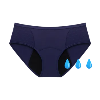 Menstruační kalhotky Silnější menstruace Navy Velikost: S
