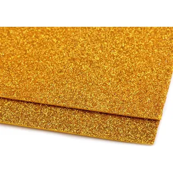 Pěnová guma Moosgummi s glitry 20x30 cm