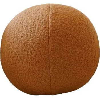 Dekorativní polštářek Dekorační polštář z materiálu bouclé ø 20 cm Top – Mioli Decor ID_1776552