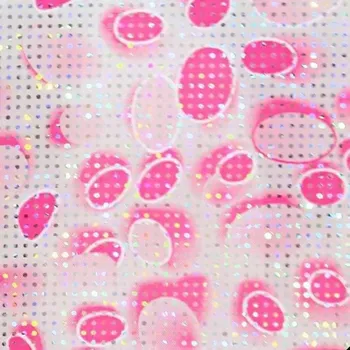 Přípravek na nehty Přenosová Fólie na nehty pro hybridní gely 100 cm holografická barva Č. 165