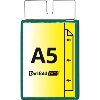 Archivační box djois zpevněná identifikační kapsa se závěsem, A5, zelená, 10 ks