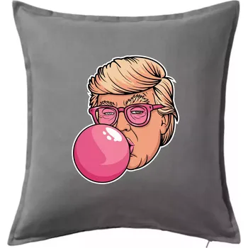 Polštář Trump gum - Polštář 50x50 - 50x50 - Pouze potah ( Tmavě šedý melír )