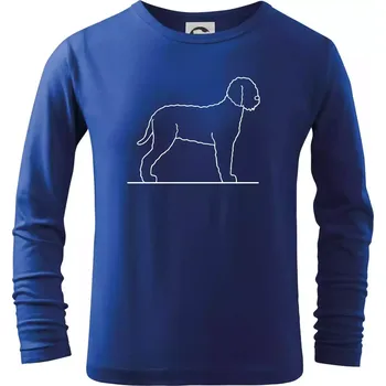 Chlapecké tričko Lagotto romagnolo stojící - Triko dětské Long Sleeve - 122 cm/6 let ( Královská modrá )