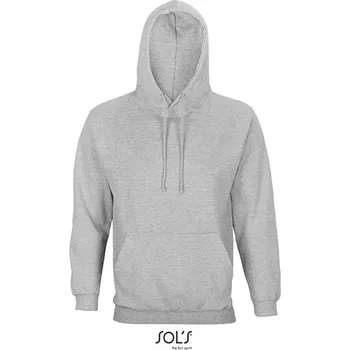 Pánská mikina SOĽS Condor Unisex mikina s kapucí SL03815 Šedá melanž S