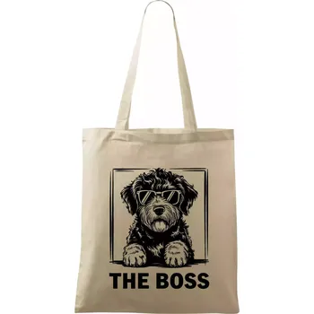 Nákupní taška Lagotto romagnolo the boss - Taška bavlněná - 42 x 38 cm ( Naturální )