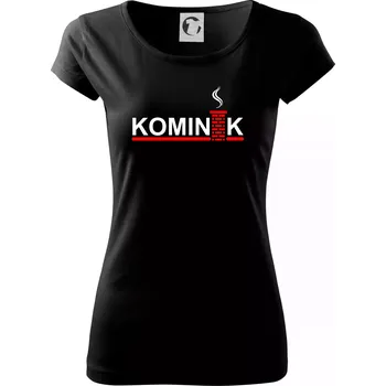 Dámské tričko Kominík - Dámské triko Pure - XS ( Černá )