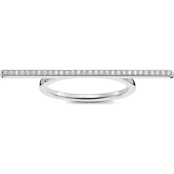 Prsten Prsten Thomas Sabo Line D_TR0027-725-14- - Linka s bílými diamanty
