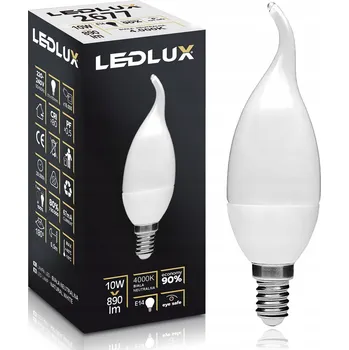 Žárovka LED žárovka E14 LEDLUX 10 W 890 lm neutrální bílá svíčka