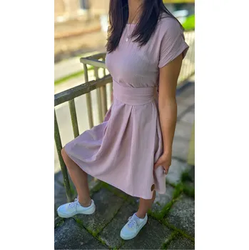 Dámské šaty Kulišárny Mušelínové šaty KATE s kapsami POWDER Velikost: 40-42