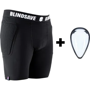 Florbalový chránič Blindsave Goalie shorts + cup vel. XL