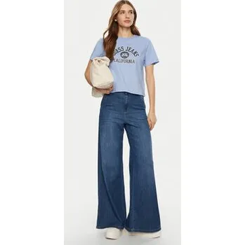 Pánská móda Guess Jeans T-Shirt W5RI43 K8HM0 Modrá Regular Fit S