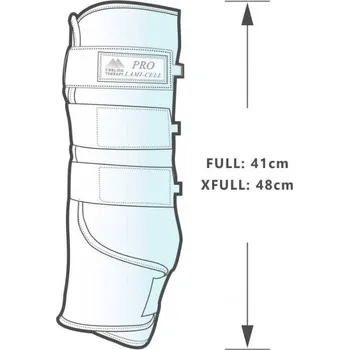 Koňské kamaše Chladicí kamaše LAMI-CELL Ice Boots černé/modré XFULL