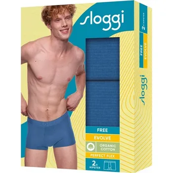 Pánské spodní prádlo 2 x Slipy Sloggi Men Free Evolve Hipster XL