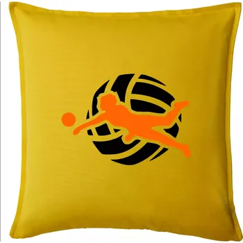 Polštář Volejbalistka - Polštář 50x50 - 50x50 - Pouze potah ( Žlutá )