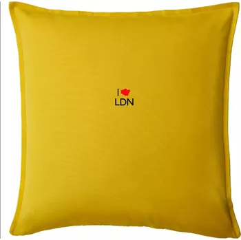 Polštář I Love LDN - Polštář 50x50 - 50x50 - Pouze potah ( Žlutá )