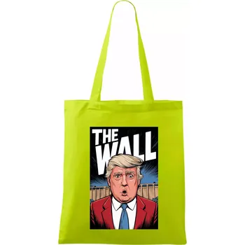 The wall Trump - Taška bavlněná - 42 x 38 cm ( Limetková )
