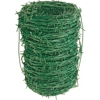 Vázací drát Drát Barwire Pvc 2,10 mm, L-50 m, ostnatý, poplastovaný