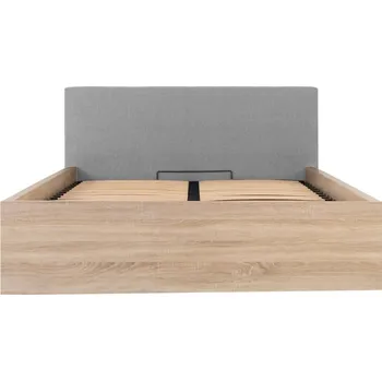 Postel TETRIX dub sonoma postel 140x200cm LOZ/140/B/T s čelem INARI 91