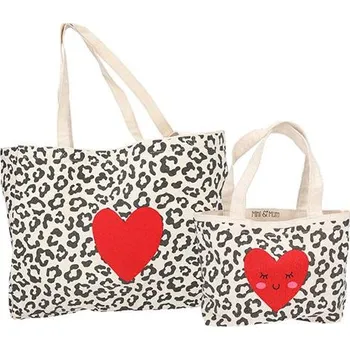 Nákupní tašky Princess Mimi Leopard Heart Mimi & Mum