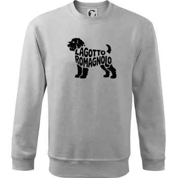 Chlapecké tričko Lagotto romagnolo nápis v těle - Mikina Essential dětská - 158 cm/12 let ( Světlešedý Melír )