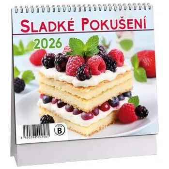 Kalendář STOLNÍ MINI KALENDÁŘ - SLADKÉ POKUŠENÍ 2026