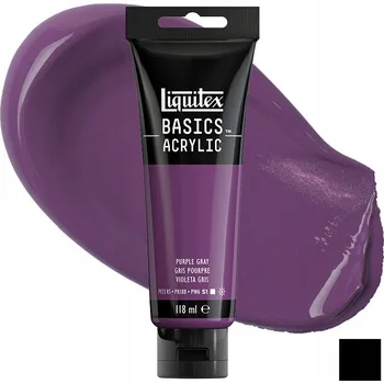 Vodová barva Akrylová Barva Liquitex Basics Acrylic 118ml 263 Fialová šedá