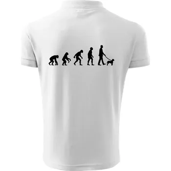 Pánská košile Lagotto romagnolo Evoluce - Polokošile pánská Pique Polo 203 - 2XL ( Bílá )