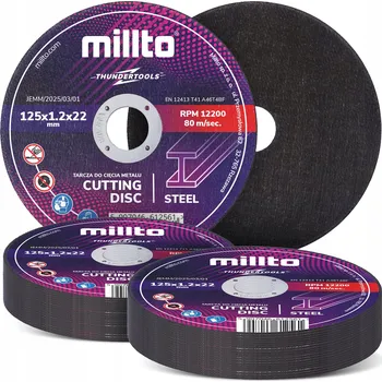 Řezný kotouč 50x ŘEZNÝ KOTOUČ NA KOV 125x1,2 Nerezová ocel INOX HLINÍK PLECHY IF