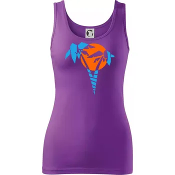 Dámské tričko Palma - Dámské tílko - S ( Fialová )