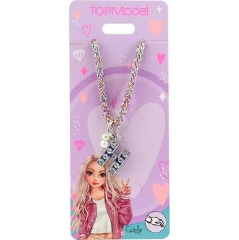 Šperk Šňůrkový náramek Top Model, písmenko "H" Candy