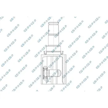 Poloosa kola Sada kloubů, hnací hřídel GSP 603519