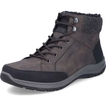 Pánská zimní obuv Pánská kotníková obuv RIEKER 03640-25 hnědá W5 41