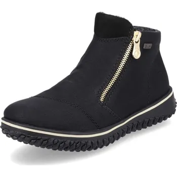 Dámské kozačky Dámská kotníková obuv RIEKER Z4265-00 černá W5 36