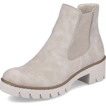 Dámské kozačky Dámská kotníková obuv RIEKER X5772-60 béžová W5 37