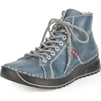 Dámské kozačky Dámská kotníková obuv RIEKER 71510-14 modrá W5 41