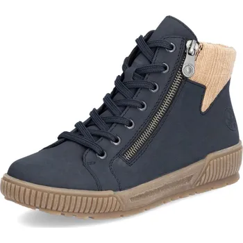 Dámské kozačky Dámská kotníková obuv RIEKER N0709-15 modrá W5 38