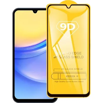 UNIPHA 9D Full Glue tvrzené sklo Samsung Galaxy A15 4G / A15 5G černé, 5900495679161