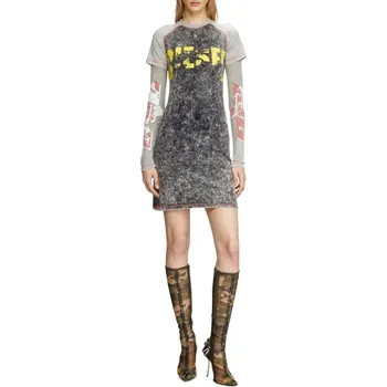 Dámské tričko TRIČKO DIESEL D-BUXT-Q1 BLACK