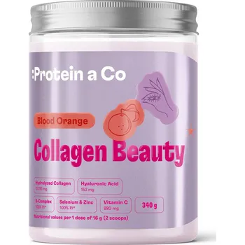 Kloubní výživa Protein a Co Collagen Beauty 340 g Příchuť: Blood Orange