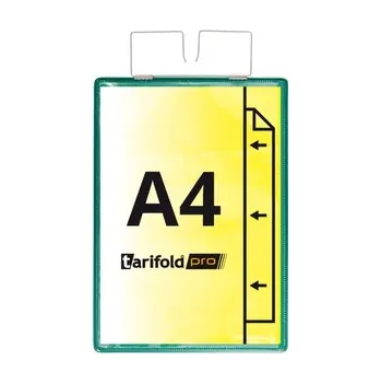 Archivační box djois zpevněná identifikační kapsa se závěsem, A4, zelená, 10 ks