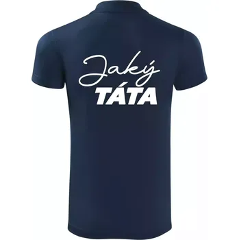Pánská košile Jaký táta - taková dcera psací - Polokošile Victory sportovní (dresovina) - XL ( Námořní modrá (velmi tmavá - téměř černá) )