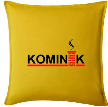 Polštář Kominík - Polštář 50x50 - 50x50 - Pouze potah ( Žlutá )