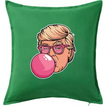 Polštář Trump gum - Polštář 50x50 - 50x50 - Pouze potah ( Středně zelená )